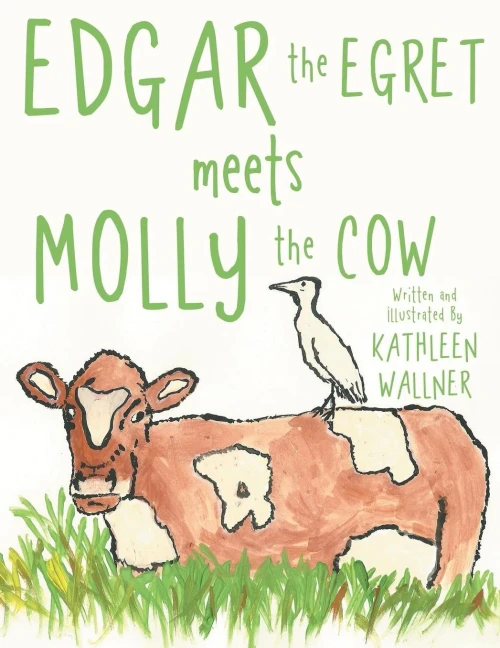 Edgar The Egret Meets Molly The Cow