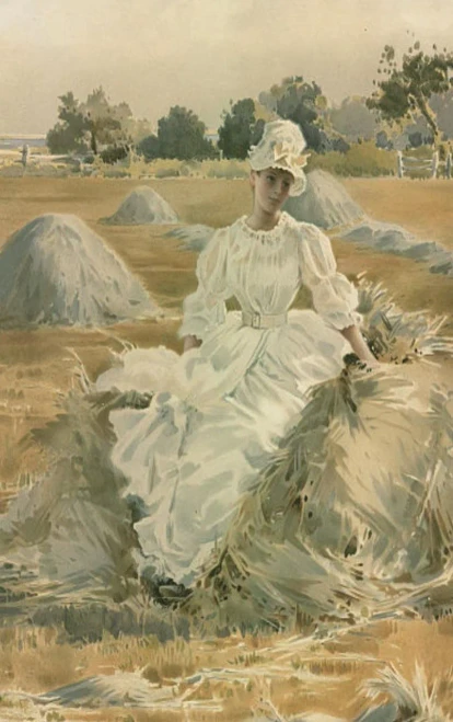 Journal: Woman Seated Upon A Haystack: