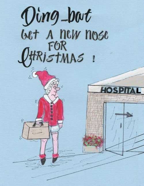 Ding-Bat Get A New Nose For Christmas