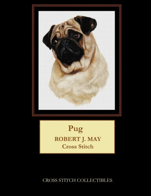 Pug: Robt. J. May Cross Stitch