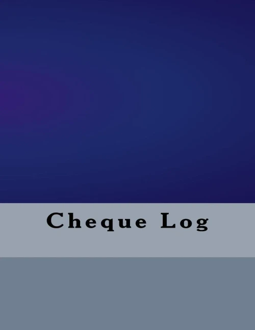 Cheque Log (Business Logs)