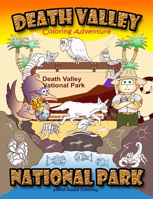 Death Valley National Park: Coloring Adventure (Wild About Coloring)