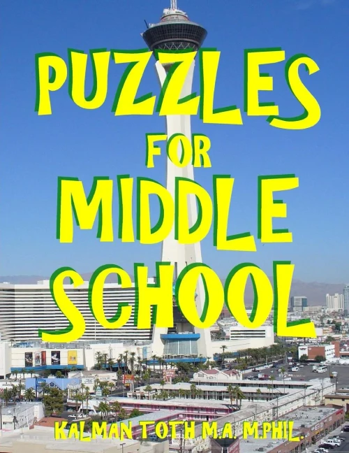 Puzzles For Middle School: 133 Large Print Themed Word Search Puzzles