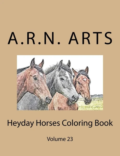 Heyday Horses Coloring Book: Volume 23