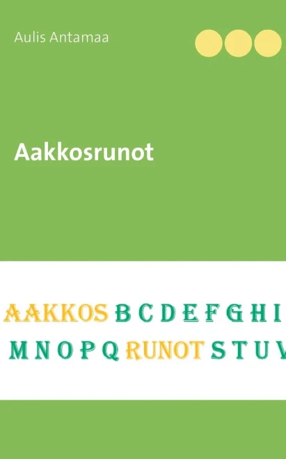 Aakkosrunot (Finnish Edition)