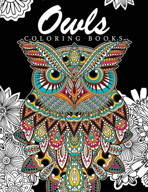 Owls Coloring Books: Jacqueline G. Minks