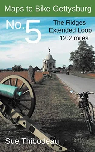 Maps to Bike Gettysburg No. 5: The Ridges Extended Loop