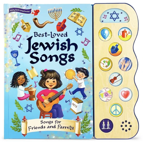 Best-Loved Jewish Songs For Hanukkah, Passover, Shabbat, Rosh Hashanah, Yom Kippur, Sukkot And More. A Children'S Sound Book For Kids