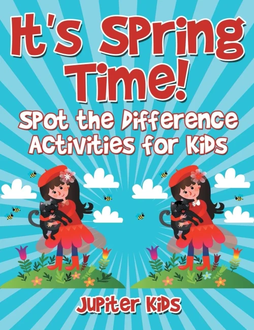 It's Spring Time! Spot The Difference Activities For Kids