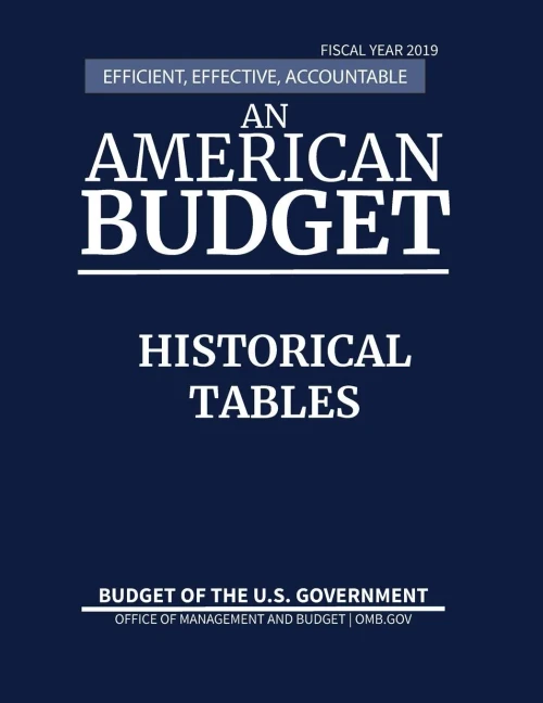 Historical Tables, Budget Of The United States, Fiscal Year 2019: Efficient, Effective, Accountable An American Budget