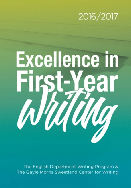 Excellence In First-Year Writing 2016/2017