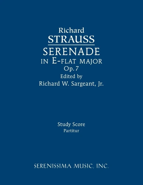 Serenade In E-Flat Major, Op.7: Study Score