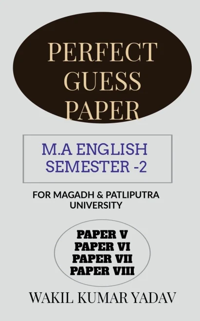 Perfect Guess Paper M.A English Semester -2