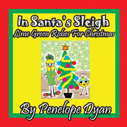 In Santa's Sleigh -- Lime Green Robes For Christmas