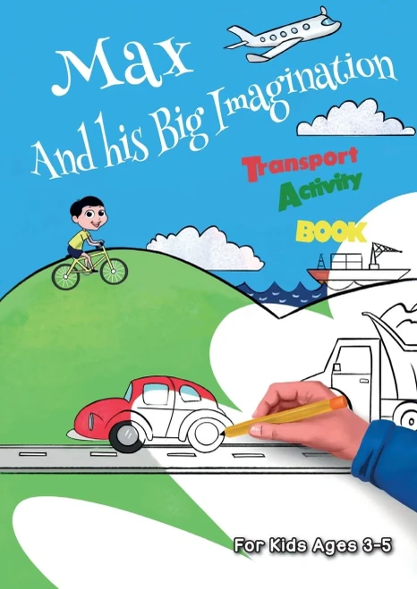 Max and his Big Imagination - Transport Activity Book