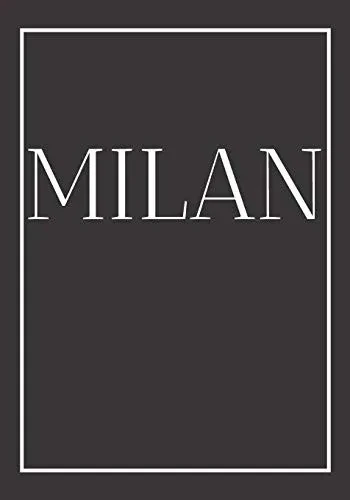 Milan: A decorative book for coffee tables, end tables, bookshelves and interior design styling | Stack city books to add decor to any room. ... for interior design savvy people (CITIES)
