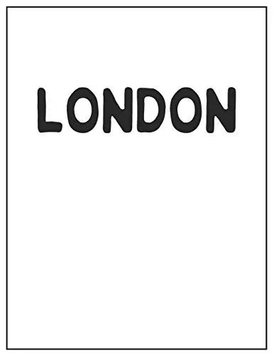 London: Black and white Decorative Book | Perfect for Coffee Tables, End Tables, Bookshelves, Interior Design & Home Staging Add Bookish Style to Your Home| London