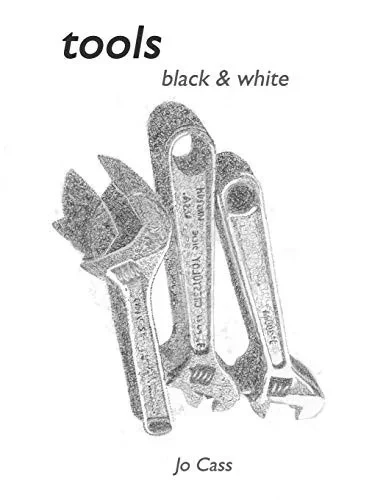 Tools 1 black & white: A New Style of Coloring Book for Children & Adults