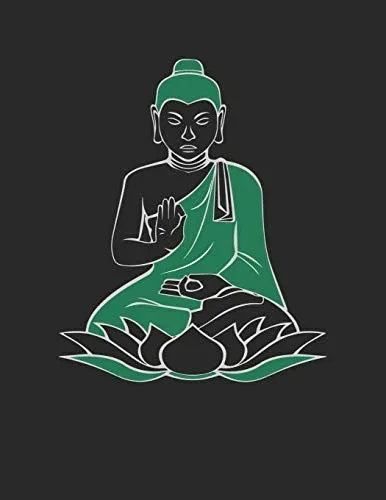 Achtsamkeitstagebuch: Notiere und plane deine taglichen Meditationen ¦ Sammle und fokussiere deine Gedanken ¦ Finde innere Ruhe und Gelassenheit ¦ A4+ Format ¦ Motiv: Buddha grün (German Edition)