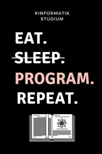 #INFORMATIK STUDIUM EAT. SLEEP. PROGRAM. REPEAT.: A5 Geschenkbuch PUNKTIERT für Informatik Studenten | Programmierer | Geschenkidee Abitur ... | Studium | Erstis (German Edition)