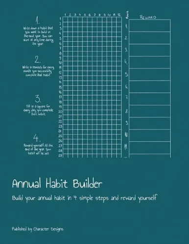 Annual Habit Builder: Build your annual habit in 4 simple steps and reward yourself