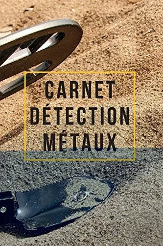 Carnet Détection Métaux: Carnet de détection de métaux pour les amateurs des trésors | 120 Pages (French Edition)