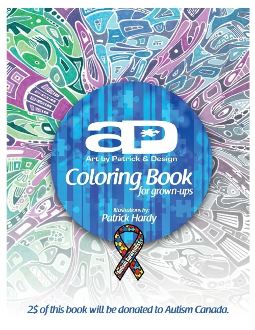 Art by Patrick Colouring Book for adults