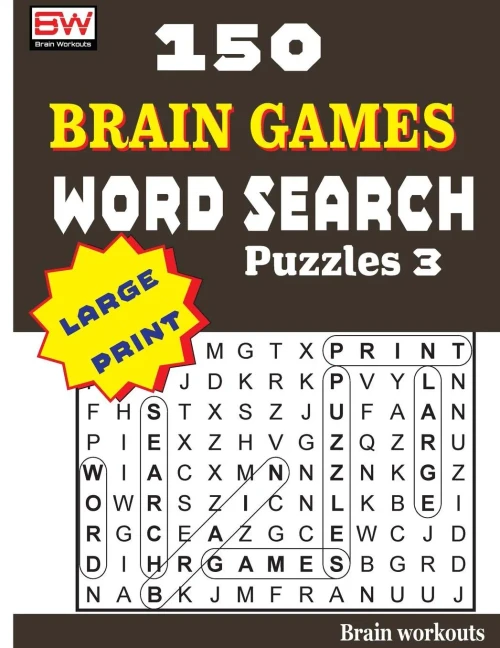 150 Brain Games - WORD SEARCH Puzzles 3