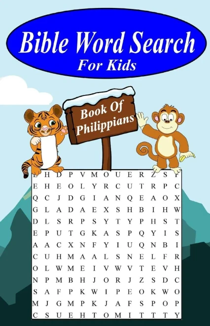 Bible Word Search For Kids: The Book of Philippians (Youth word search and other games through the bible)