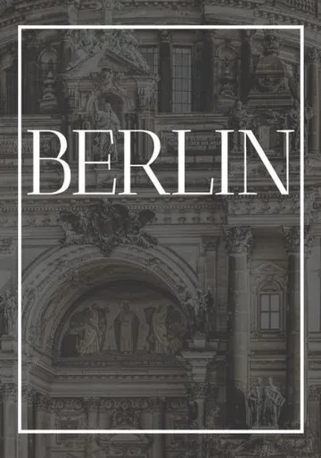 Berlin: A decorative book for coffee tables, end tables, bookshelves and interior design styling | Stack Germany city books to add decor to any room. ... or as a gift for interior design savvy people