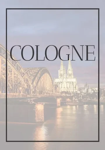 Cologne: A decorative book for coffee tables, end tables, bookshelves and interior design styling | Stack Germany city books to add decor to any room. ... or as a gift for interior design savvy people