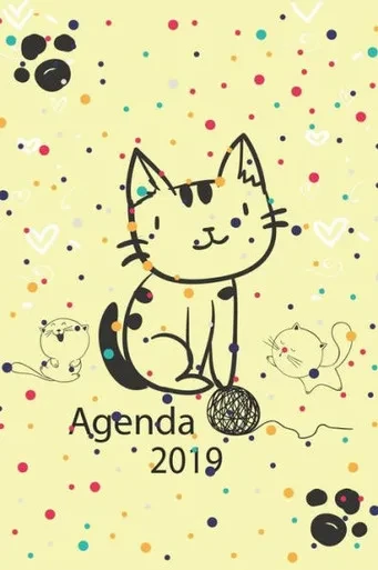 Agenda 2019: Agenda Mensual y Semanal + Organizador I Cubierta con tema de Gatos Enero 2019 a Diciembre 2019 6 x 9in (Spanish Edition)