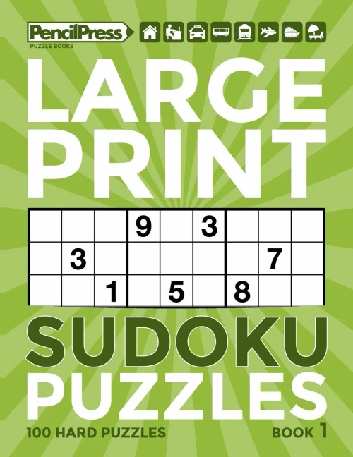 Large Print Sudoku Puzzles Book 1
