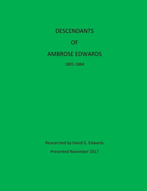 Descendants of Ambrose Edwards