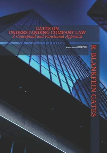 GATES ON UNDERSTANDING COMPANY LAW: A conceptual and Functional Approach