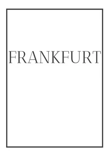 Frankfurt: A decorative book for coffee tables, end tables, bookshelves and interior design styling | Stack Germany city books to add decor to any ... or as a gift for interior design savvy people