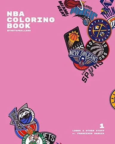 NBA Coloring Book: @thetopballers (Logos & Other Stuff)
