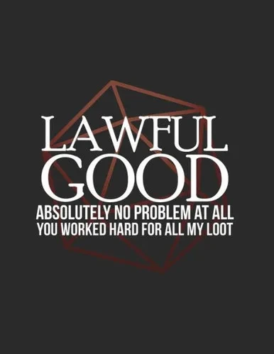 Lawful Good: RPG Alignment Themed Mapping and Notes Note