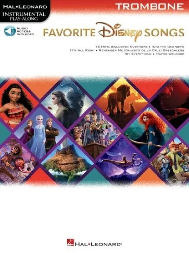 Favorite Disney Songs: Instrumental Play-Along for Trombone (Hal Leonard Instrumental Play-along)