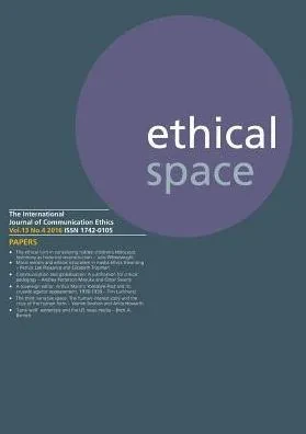 Ethical Space Vol.13 Issue 4