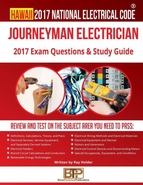 Hawaii 2017 Journeyman Electrician Study Guide