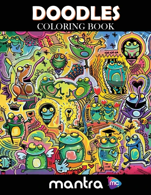 Doodles Coloring Book: Coloring Book for Adults: Beautiful Designs for Stress Relief, Creativity, and Relaxation