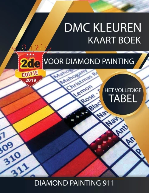 DMC Kleuren Kaart Boek Voor Diamond Painting: Het Volledige Tabel (Dutch Edition)