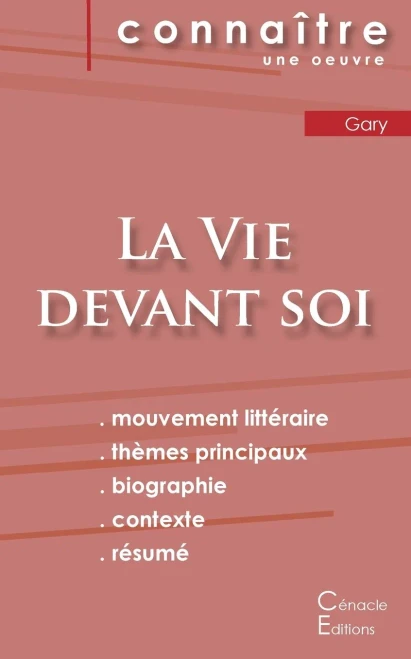 Fiche de lecture La Vie devant soi de Romain Gary (Analyse littéraire de référence et résumé complet) (French Edition)