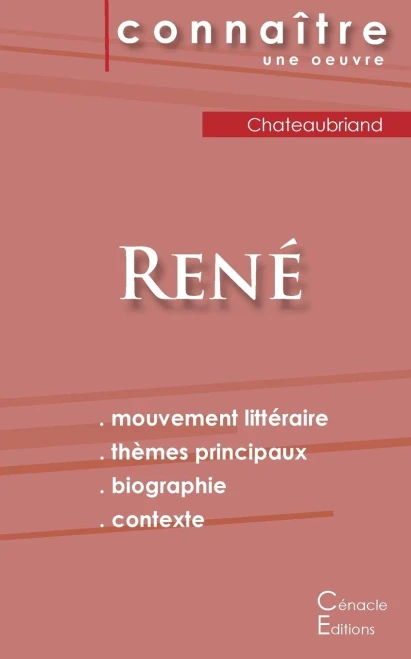 Fiche de lecture René de Chateaubriand (Analyse littéraire de référence et résumé complet) (French Edition)