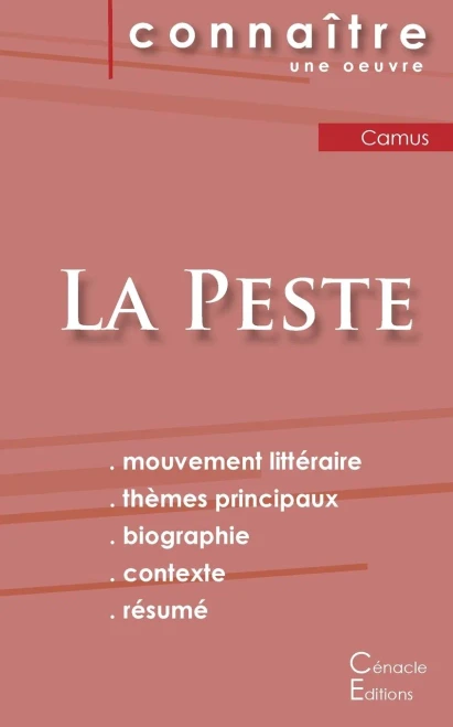 Fiche de lecture La Peste de Camus (Analyse littéraire de référence et résumé complet) (French Edition)