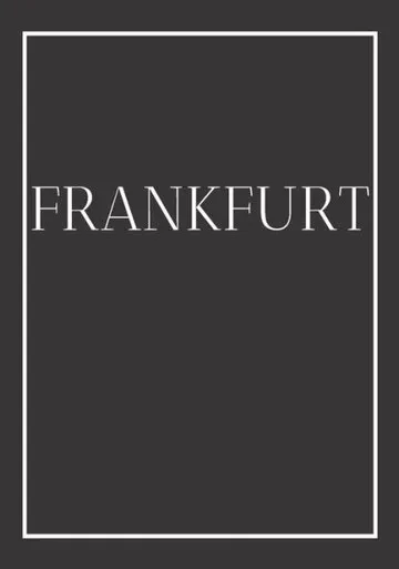 Frankfurt: A decorative book for coffee tables, end tables, bookshelves and interior design styling | Stack Germany city books to add decor to any ... or as a gift for interior design savvy people