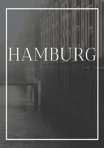 Hamburg: A decorative book for coffee tables, end tables, bookshelves and interior design styling | Stack Germany city books to add decor to any room. ... or as a gift for interior design savvy people