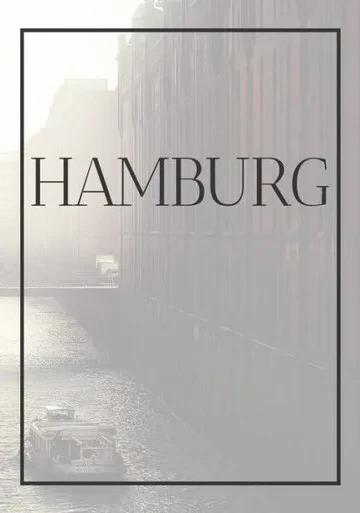 Hamburg: A decorative book for coffee tables, end tables, bookshelves and interior design styling | Stack Germany city books to add decor to any room. ... or as a gift for interior design savvy people