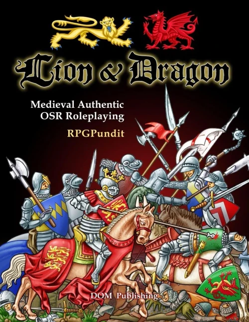 Lion And Dragon : Medieval Authentic Osr Roleplaying